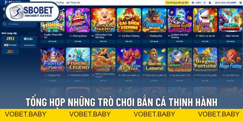 Bắn Cá SBOBET - Thế Giới Đại Dương 3D Sống Động Như Thật - VOBET